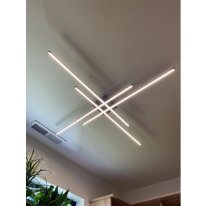 Pera Teknoloji Rosa / Plafonyer Avize / 100 cm / 4 Çubuk / 3 Renk Işık