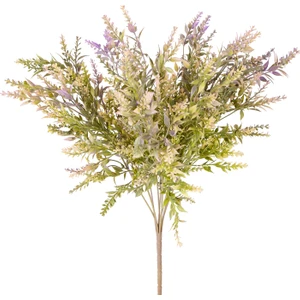 Yapay Çiçekli Bitki Mor-Yeşil 55 Cm.