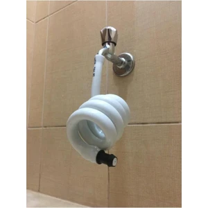 Wc Hortummatik Yere Değmeyen Wc Hortumu - Beyaz Renk