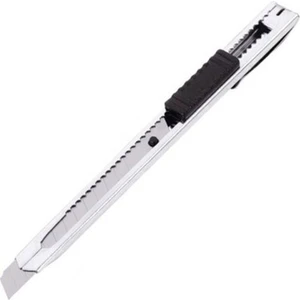 Ince Metal Gövdeli Maket Bıçağı / Falçata Küçük Boy - Cep Tipi Mini Ince Maket Bıçağı 9mm
