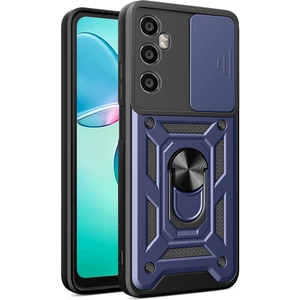 Realme C65 4g ile Uyumlu Kılıf Magnetik Standlı Kamera Korumalı Sürgülü Kapak
