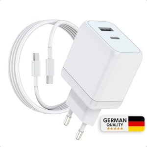 by Deji Gan 45W Type-C PD ve USB Süper Hızlı Şarj Aleti, 1.2M 60W Type-C Kablo