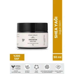 Bade Natural Shea Yağı Soğuk Sıkım %100 Saf 50 g
