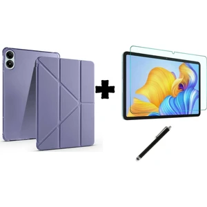 Xiaomi Poco Pad Kalem Bölmeli Standlı Kılıf + Nano Ekran Koruyucu + Dokunmatik Kalem