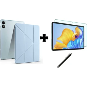 Xiaomi Poco Pad Kalem Bölmeli Standlı Kılıf + Nano Ekran Koruyucu + Dokunmatik Kalem