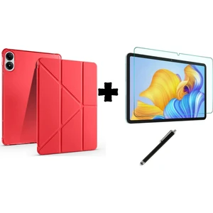 Xiaomi Poco Pad Kalem Bölmeli Standlı Kılıf + Nano Ekran Koruyucu + Dokunmatik Kalem