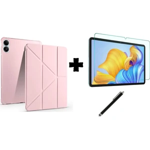 Xiaomi Poco Pad Kalem Bölmeli Standlı Kılıf + Nano Ekran Koruyucu + Dokunmatik Kalem