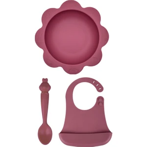 Beslenme Seti Sunny, Hamham, Bibsy Purple Velvet -Bordo