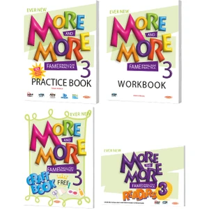 Kurmay Yayınları More & More 3. Sınıf Practice Book - Workbook - Readers - Craft Book