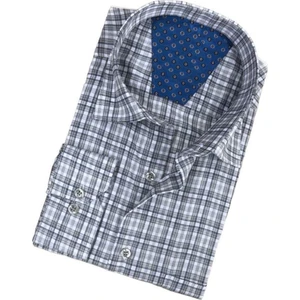 Gömlek Galerisi Klasik Kesim Uzun Kollu Ekoseli Erkek Gömlek