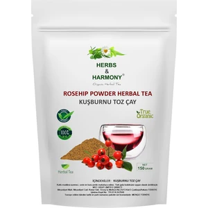 Cocos Hills Rosehip Powder Herbal Tea Kuşburnu Toz Bitki Çayı 150 Gram