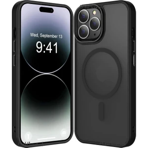 M.tk moveteck Iphone 13 Pro Max Kılıf Mat Magsafe Şarj Özellikli Darbe Önleyici Hassas Buton Renkli Yumuşak Kenar