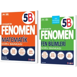 Fenomen Yayıncılık 5 Matematik B Soru Bankası - Fen Bilimleri B Soru Bankası