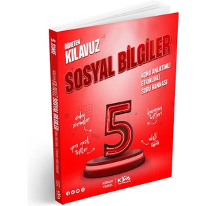 KVA Yayınları 2025 5. Sınıf Sosyal Bilgiler Öğreten Kılavuz Konu Anlatımlı Etkinlikli Soru Bankası
