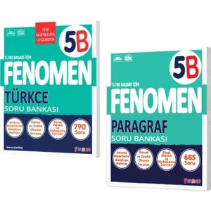 Fenomen Yayıncılık 5 Türkçe B - Paragraf B Soru Bankası