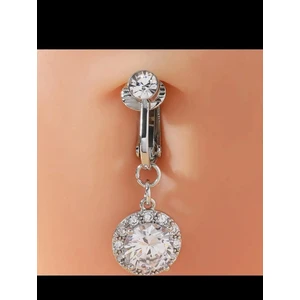 Ares Collection Delik Gerektirmeyen Fake Klipsli Göbek Piercingi