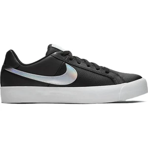 Court Royale Ac Leather Sneaker Hakiki Deri Günlük Spor Ayakkabı Siyah Gri Swoosh