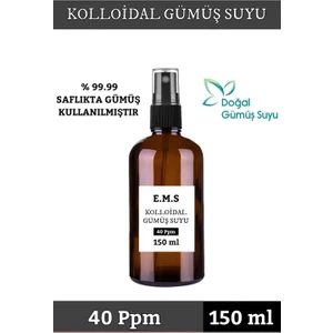 Kolloidal Gümüş Suyu 40 Ppm 150 ml.