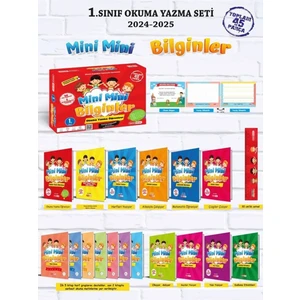 Kırmızı Beyaz Yayınlar (Sınıf: 1) Okuma Yazma Seti Mini Mini Bilginler Okuma Yazma Öğreniyor