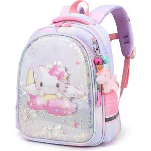 Nefes Alabilen Su Geçirmez Hello Kitty Çocuk Sırt Çantası Çocuklar Okula Dönüş Hediyesi (Yurt Dışından)