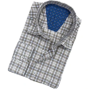 Gömlek Galerisi Klasik Kesim Uzun Kollu Ekoseli Erkek Gömlek