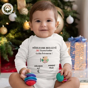 Sözleşme Belgesi 30 Yaşına Kadar Gelin Istemem Erkek Bebek Zıbın