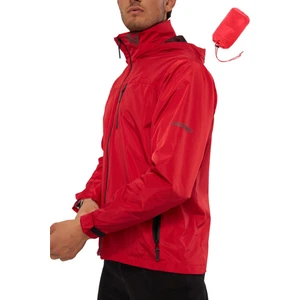 Ghassy Co. Erkek Individual 3D Astarlı Kapüşon Yakada Gizli Taşınabilir Çantalı Rüzgarlık Yağmurluk