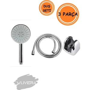 Fonksiyonlu Banyo Duş Başlığı Fiskiyesi Telefonu Duş Seti