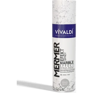 Mermer Efekt Sprey Boya 200ML Gümüş