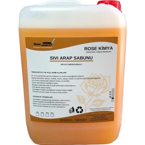 Rose Kimya Sıvı Arap Sabunu Beyaz Sabun Kokulu 4 kg