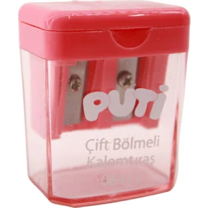 Çift Bölmeli Mini Kalemtıraş 06413