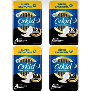 Ultra Gece Extra  Numara 4 16'lı 4 Paket