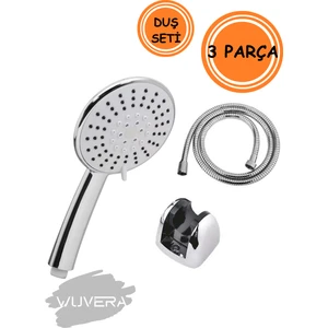 Fonksiyonlu Venüs Banyo Duş Başlığı Fiskiyesi Telefonu Duş Seti