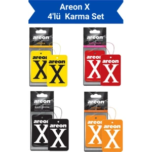 1 - 5 x Süper Karma 4'lü Set Kalite Araç Kokuları