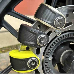 Motosiklet Disk Kilidi Çinko Alaşımlı Çelik ve Hatırlatma Kablolu Yeni Tasarım