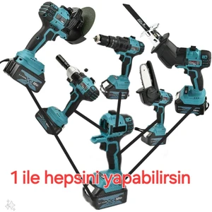 ergonomik Multievo 6lı Set 58VF Çok Amaçlı Şarjlı Set Takımı PHSM191