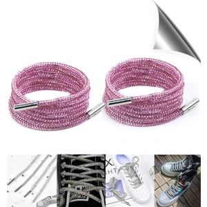 Kristal Taşlı Parlak Taşlı Ayakkabı Bağcığı 100 cm 1 Çift