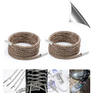 Kristal Taşlı Parlak Taşlı Ayakkabı Bağcığı 100 cm 1 Çift