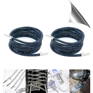 Kristal Taşlı Parlak Taşlı Ayakkabı Bağcığı 100 cm 1 Çift