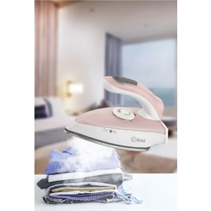 Ksı 6316 Çelik Tabanlı Seyahat Ütüsü 1000W Pembe