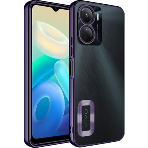 Vivo Y16 Kılıf Kamera Korumalı Logo Gösteren Omega Kapak