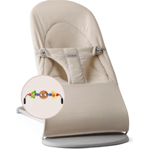 Babybjörn Balance Soft Woven Jersey Üçlü Kumaş Oyuncaklı / Light Beige