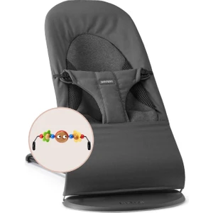 Babybjörn Balance Soft Woven Jersey Üçlü Kumaş Oyuncaklı  / Dark Grey