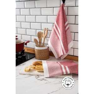 Vionel Home 2'Li Mutfak Kurulama Bezi,  Pamuk Yüksek Su Emici, Beslenme Örtüsü, Çok Amaçlı Servis Peçetesi 45x60cm