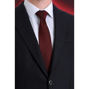 Bordo Düz Kravat