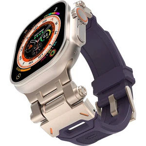 Watch 10 46MM Metal Başlıklı Ayarlanabilir Silikon Kordon KRD108