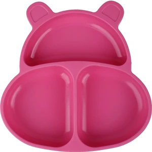 Huppo Vakum Tabanlı Silikon Mama Tabağı BubbleGum Pink