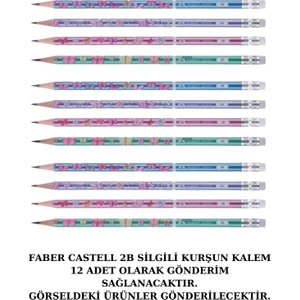 Faber Castell 2b Silgili Kurşun Kalem Seti 12 Adet – Set