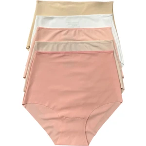 Kadın Külot Ekstra Yüksek Bel Lazer Kesim Esnek Iz Yapmayan 5 Li Paket Polyester Taş