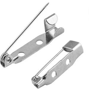 Metal Broş Iğnesi (2 Cm) Yaka Iğnesi Alt Aparat 100LÜ